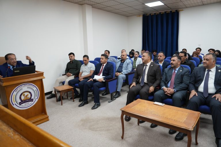 جامعة المثنى تستضيف الأستاذ الدكتور سمير أبو الفتوح أستاذ المحاسبة ونظم المعلومات بجامعة المنصورة