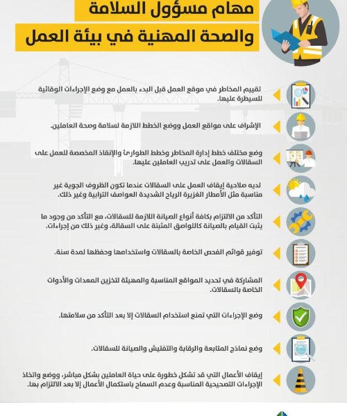 مهام مسؤول السلامة
